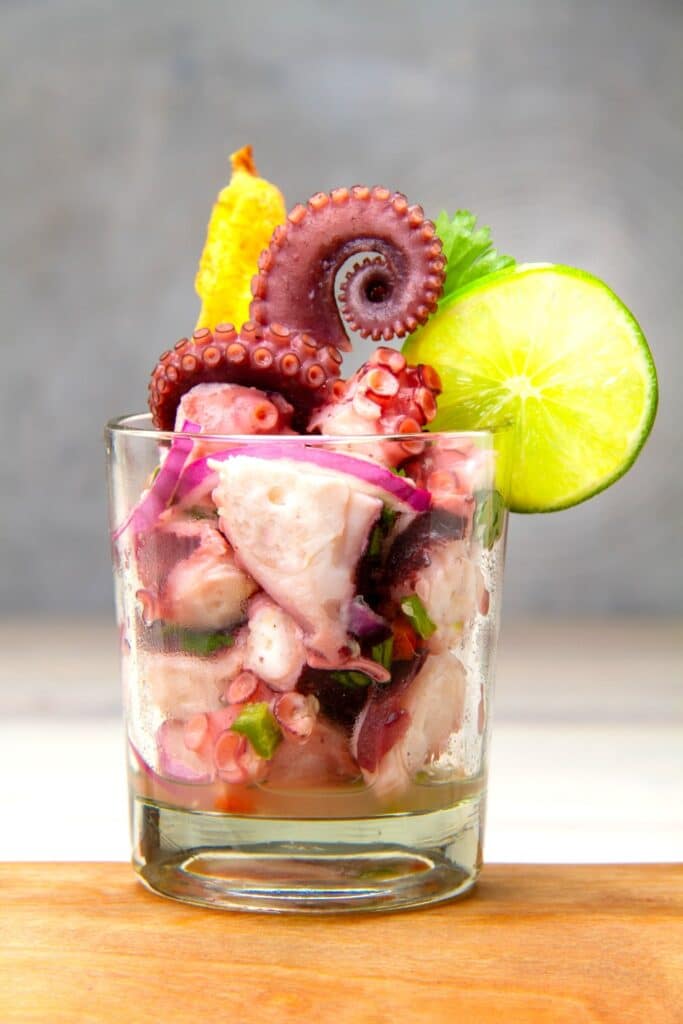 Ceviche de Pulpo (Octopus Ceviche)