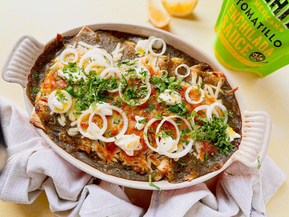 Enchiladas de Mariscos 