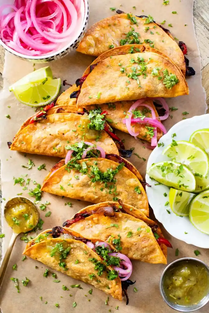 Crispy Oyster Mushroom Tacos 