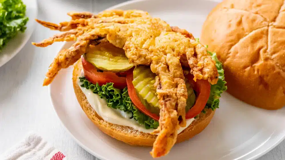 Crispy Soft Shell Crab Sandwich 