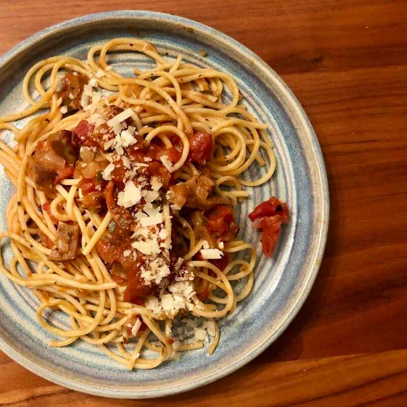 Lobster Mushroom Pasta