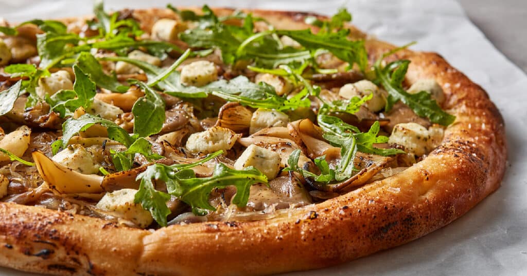 Oyster Mushroom Pizza 