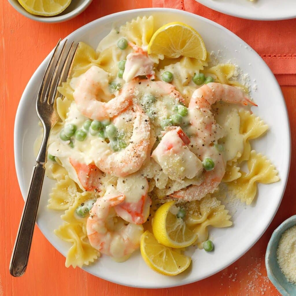 Seafood Medley Bowtie Pasta 