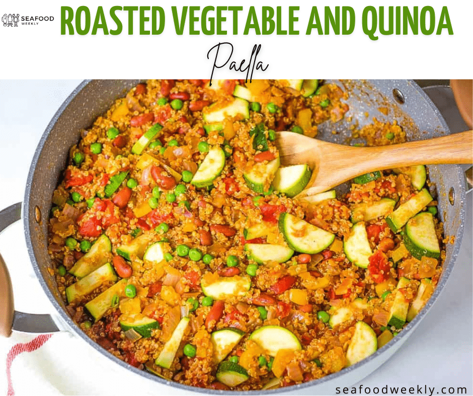 Roasted Vegetable and Quinoa Paella