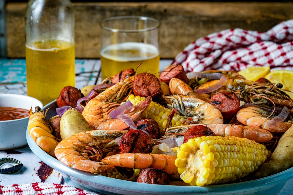 Traditional Southern U s Low Country Boil A Summertime Feast