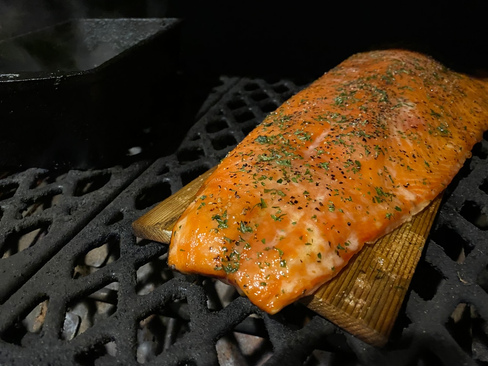 A view of a marinated pellet fish