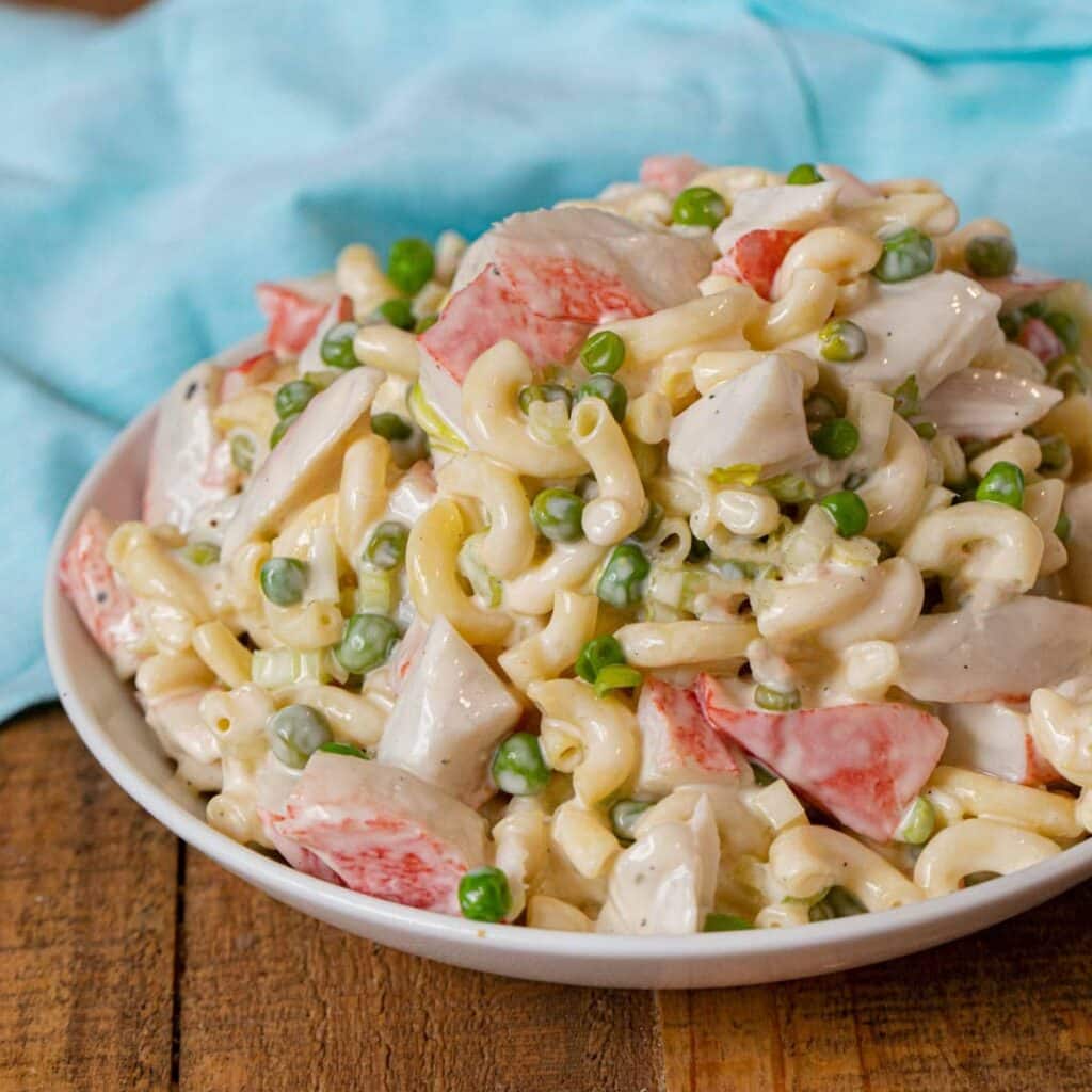 crab pasta salad