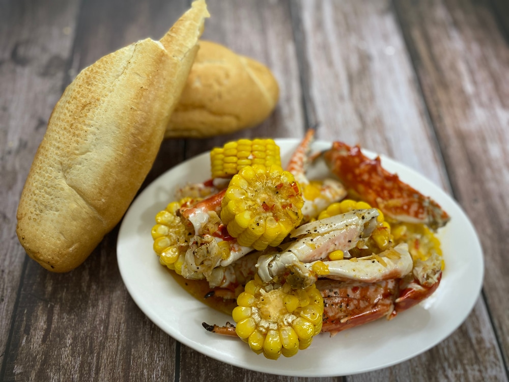 Sentinel Crab With Butter Garlic Sauce