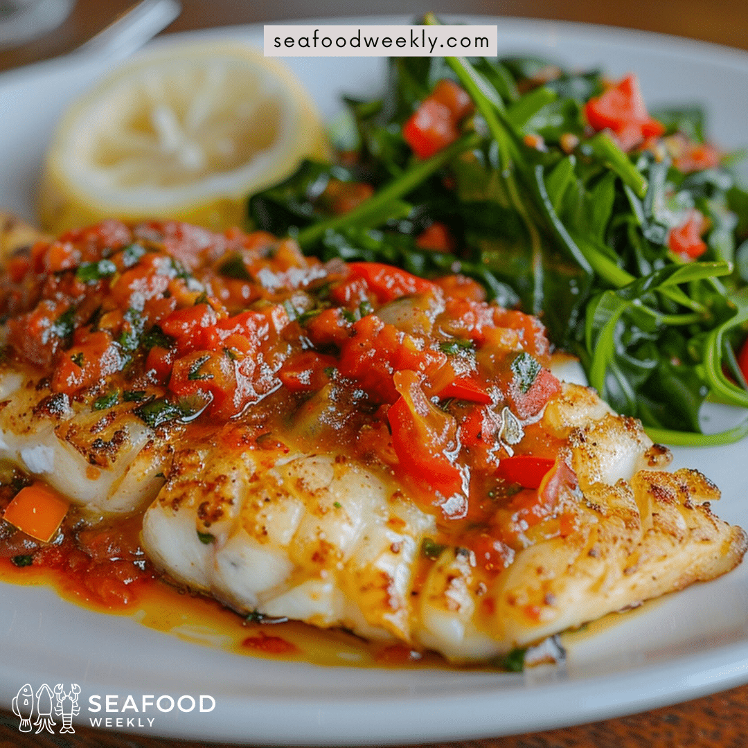 Baked Grouper with Tomatoes and Capers