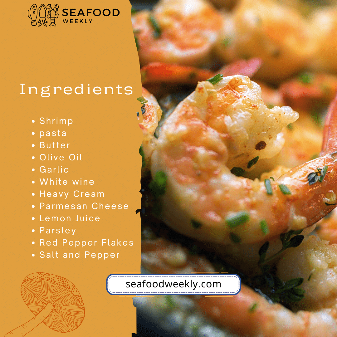 Ingredients of shruimp scampi