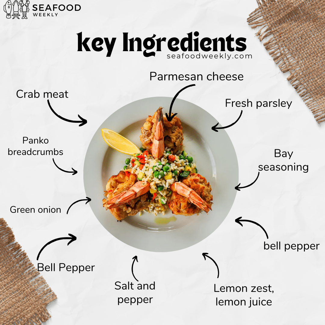 key Ingredients of crab meat stuffing