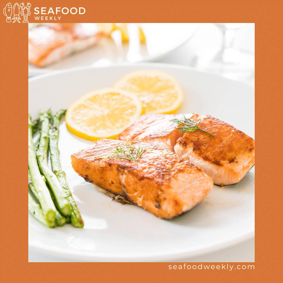 coho salmon fish with lemon