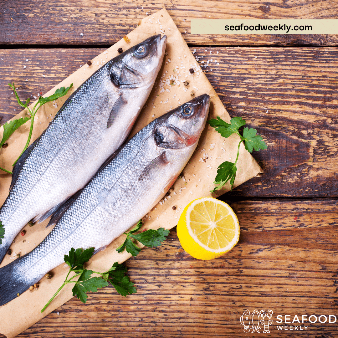 branzino fish on the cutting board