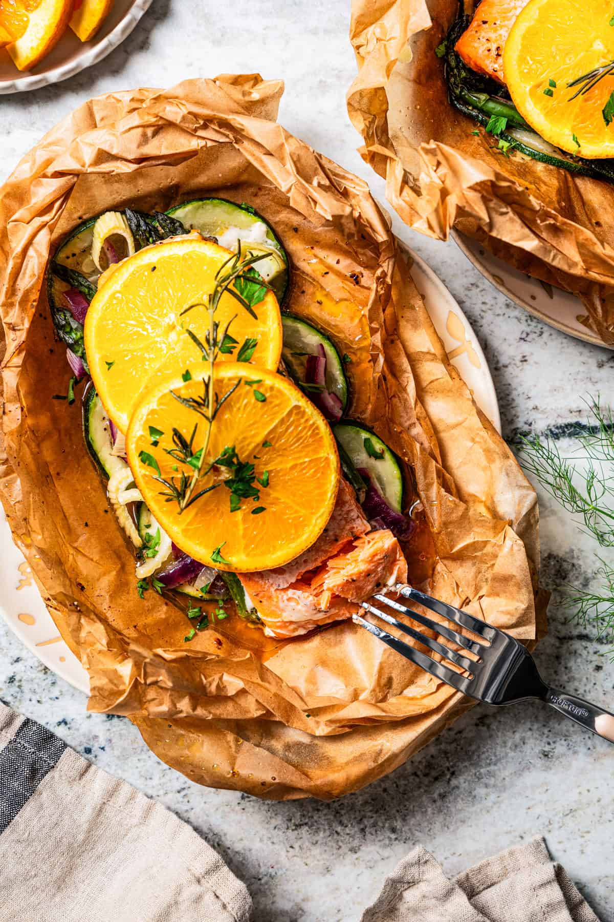Salmon en Papillote