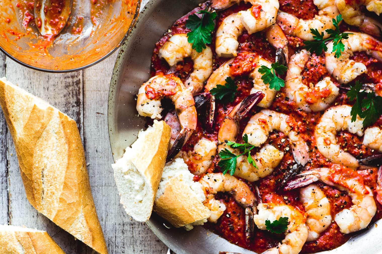 Shrimp in Romesco Sauce Shrimp in Romesco Sauce